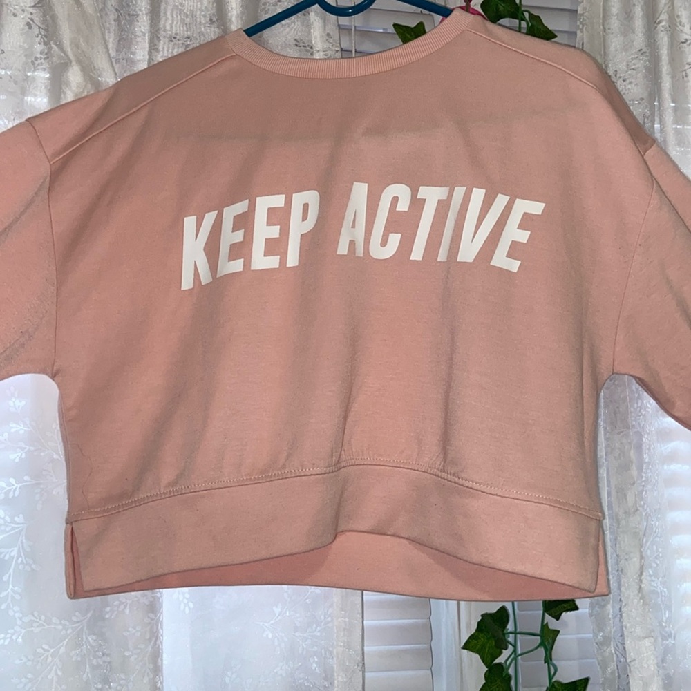 zara keep active girls crop top